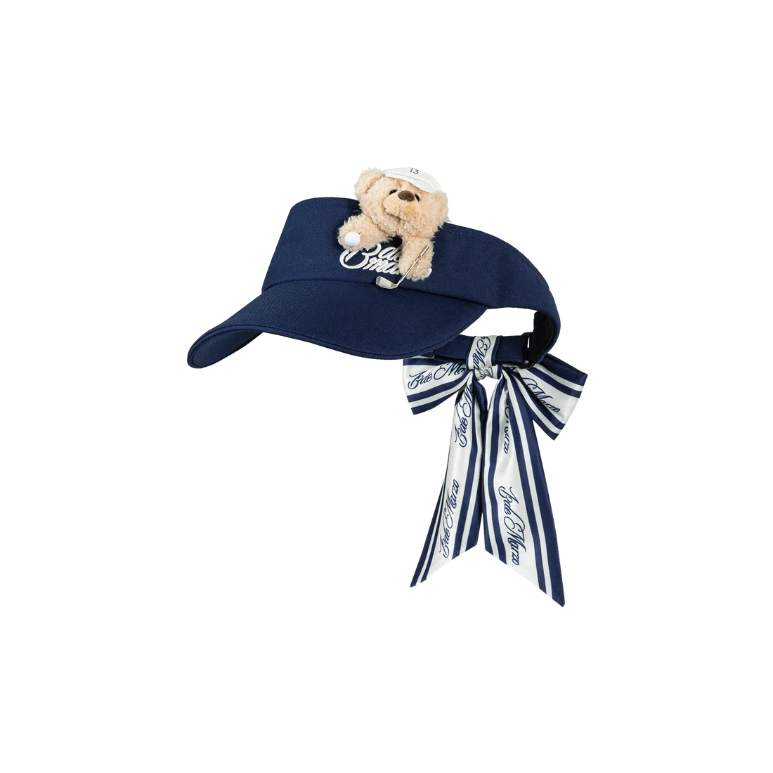 13DE MARZO Golf Bear Visor Navy Blue