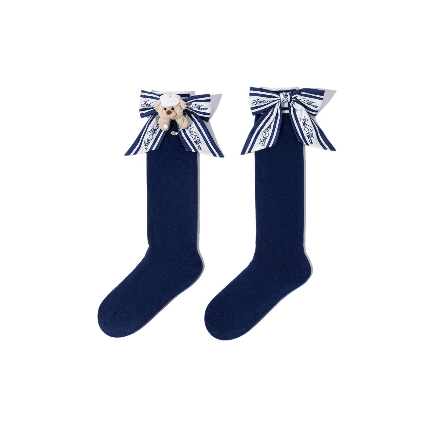 13DE MARZO Golf Mid-Calf Socks Navy Blue