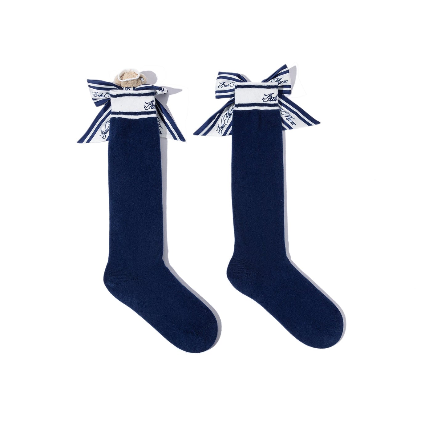 13DE MARZO Golf Mid-Calf Socks Navy Blue