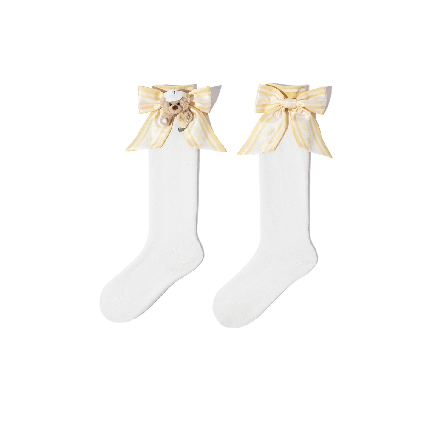 13DE MARZO Golf Mid-Calf Socks White