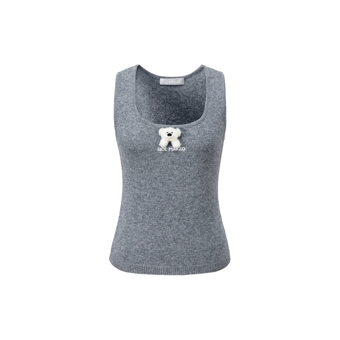 13DE MARZO Doozoo Knit Vest Grey