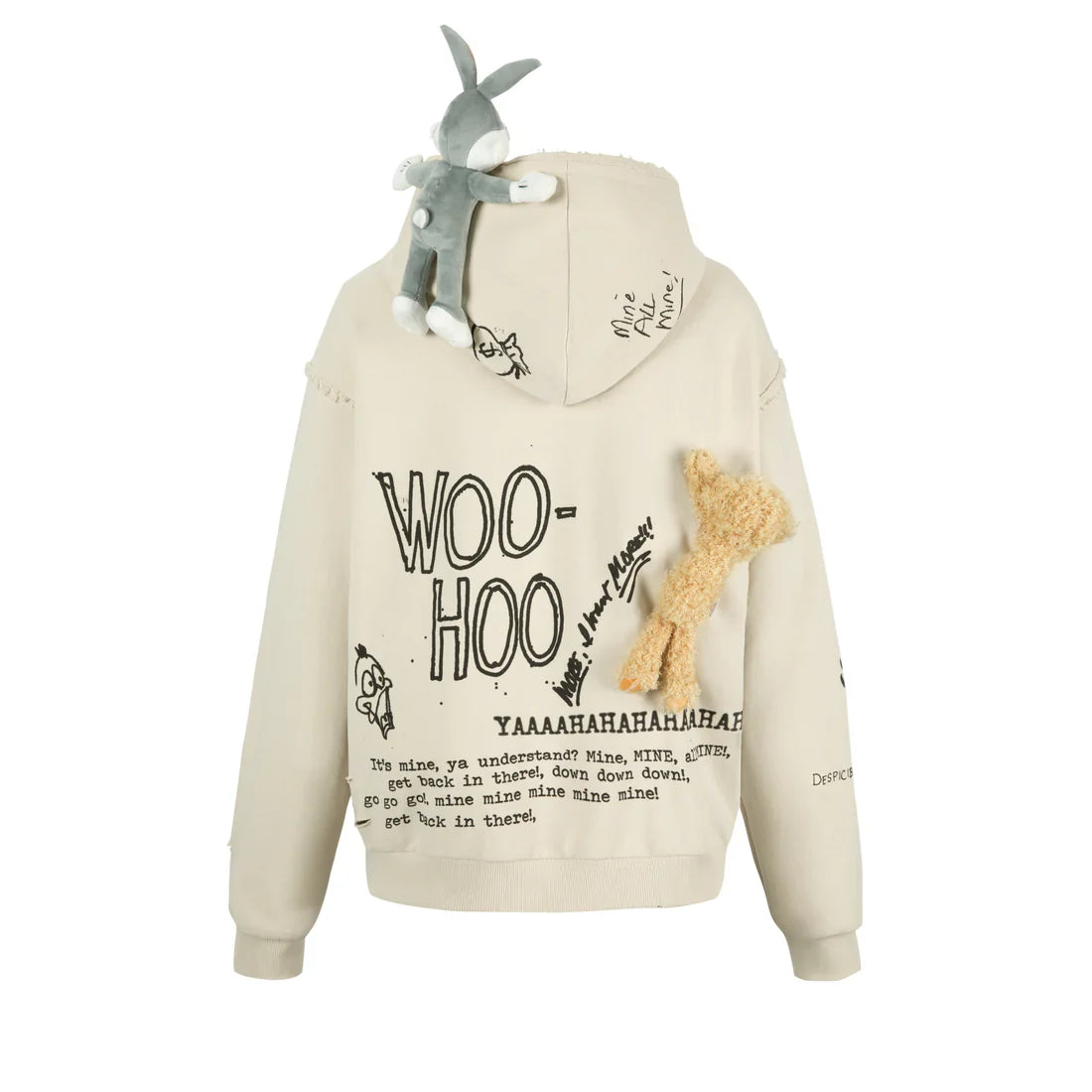 13DE MARZO DAFFY DUCK SKETCH ZIP HOODIE