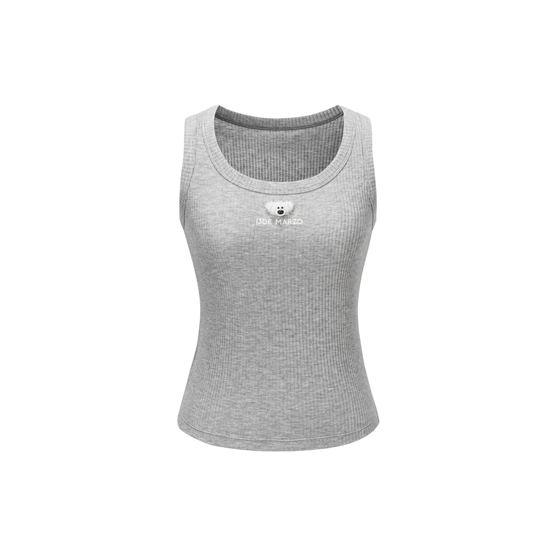 13DE MARZO Mini Bear Base Vest Grey