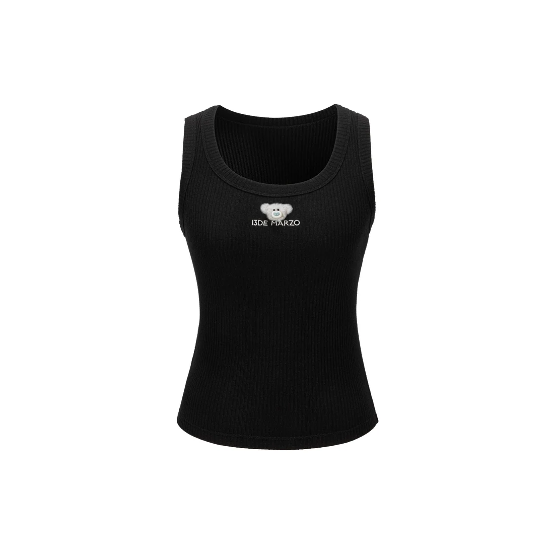 13DE MARZO Mini Bear Base Vest Black