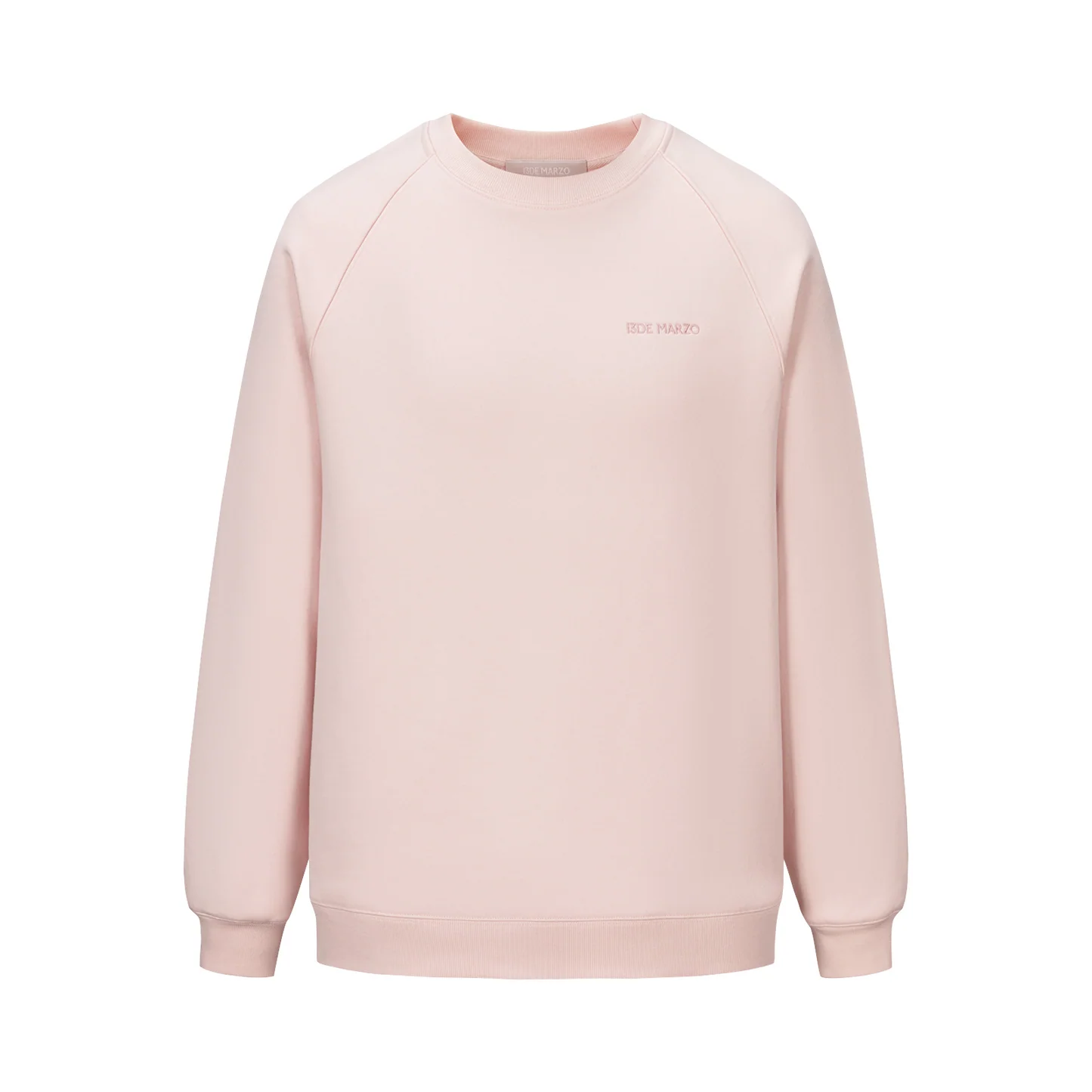 13DE MARZO Big Bear Crewneck Raglan Sweatshirt Pink