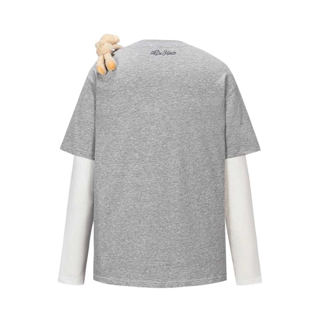 13DE MARZO Luminous Bear Sketch T-shirt Grey