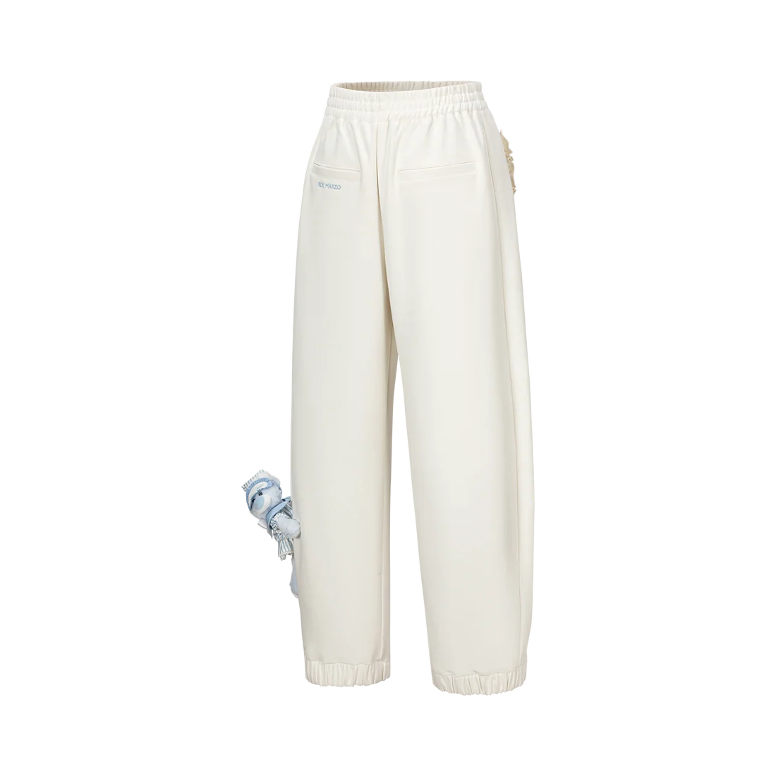 13DE MARZO Nighty Night Bear Sweatpants White