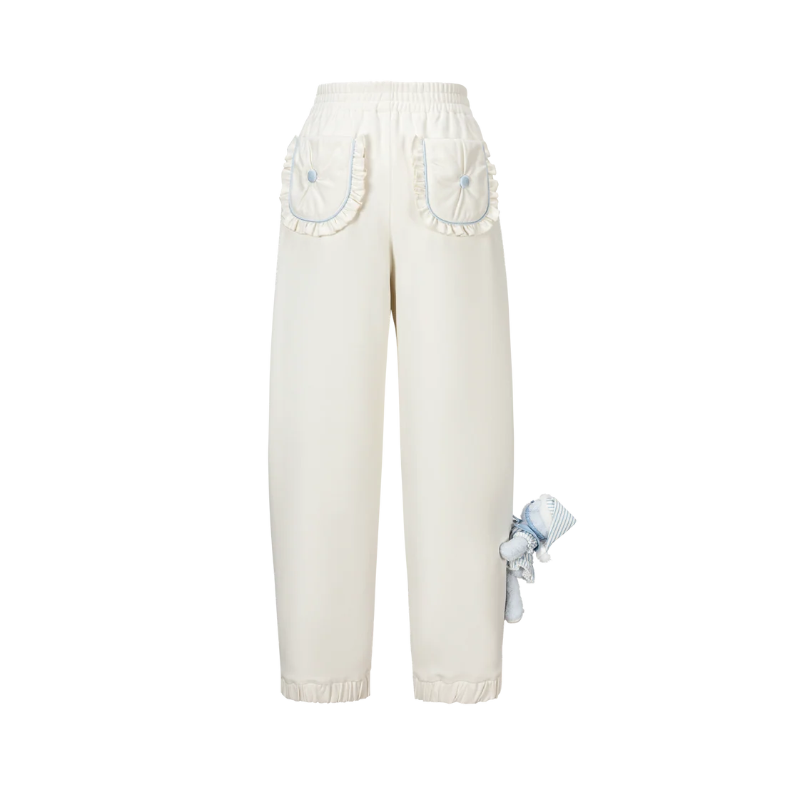 13DE MARZO Nighty Night Bear Sweatpants White