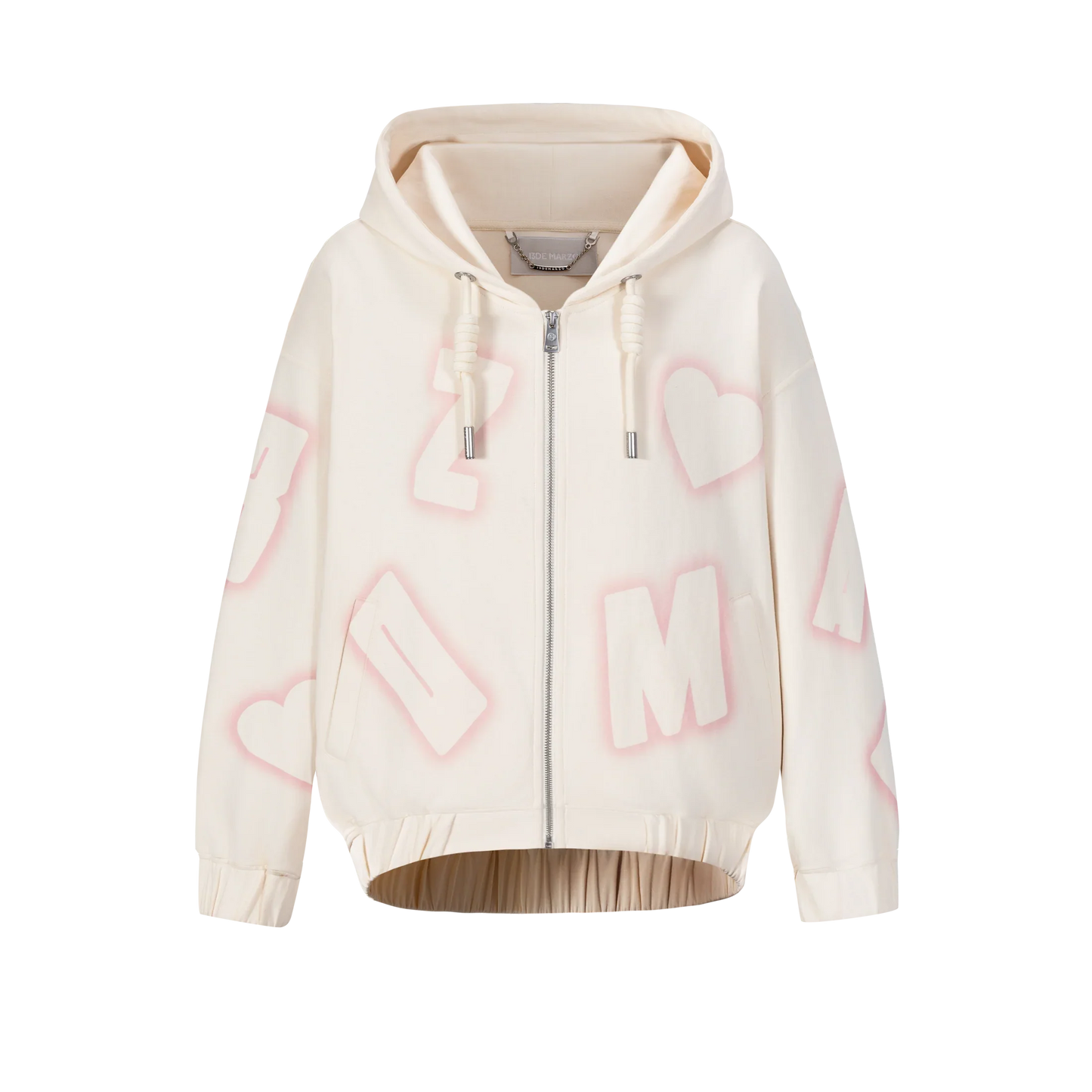 13DE MARZO DIGITAL LOGO MONOGRAM HOODIE