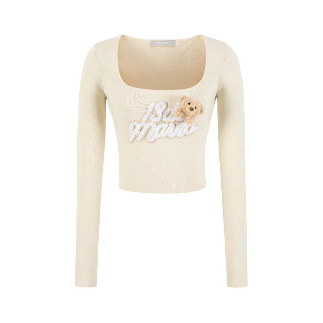 13DE MARZO SEQUIN LOGO TIGHT TOP