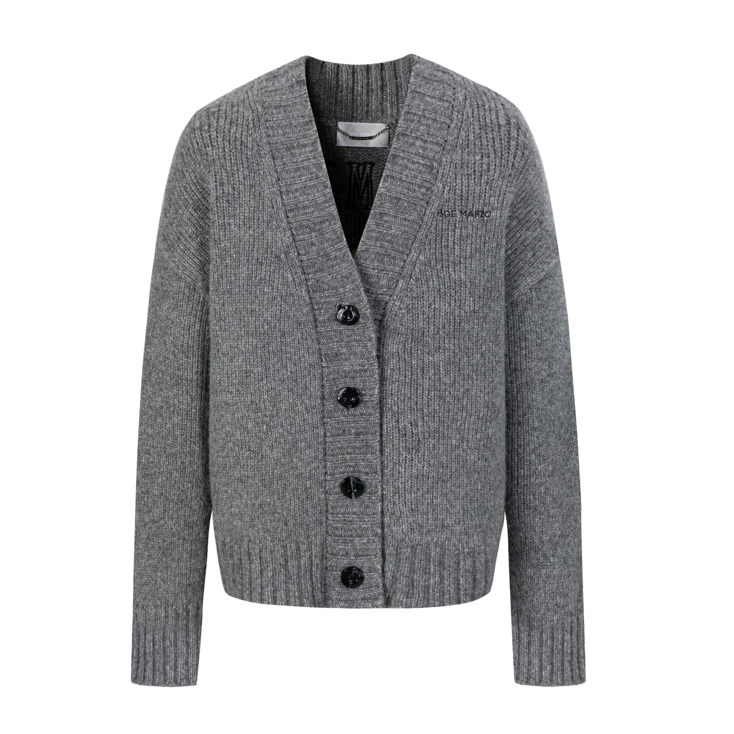 13DE MARZO DOOZOO V-NECK EMBROIDERY CARDIGAN