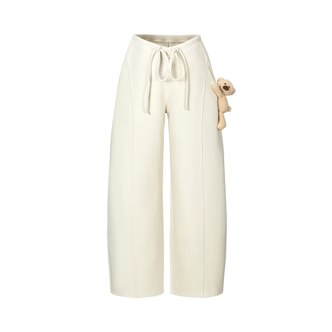 13DE MARZO Doozoo Soft Fleece Pants Beige