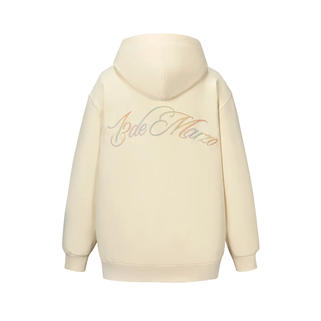 13DE MARZO Lumi Star Bear Zip Hoodie Beige