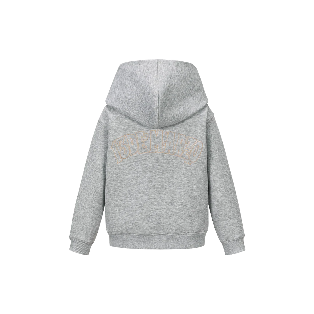 13DE MARZO Babybear Sailor Bear Illustration Hoodie Grey