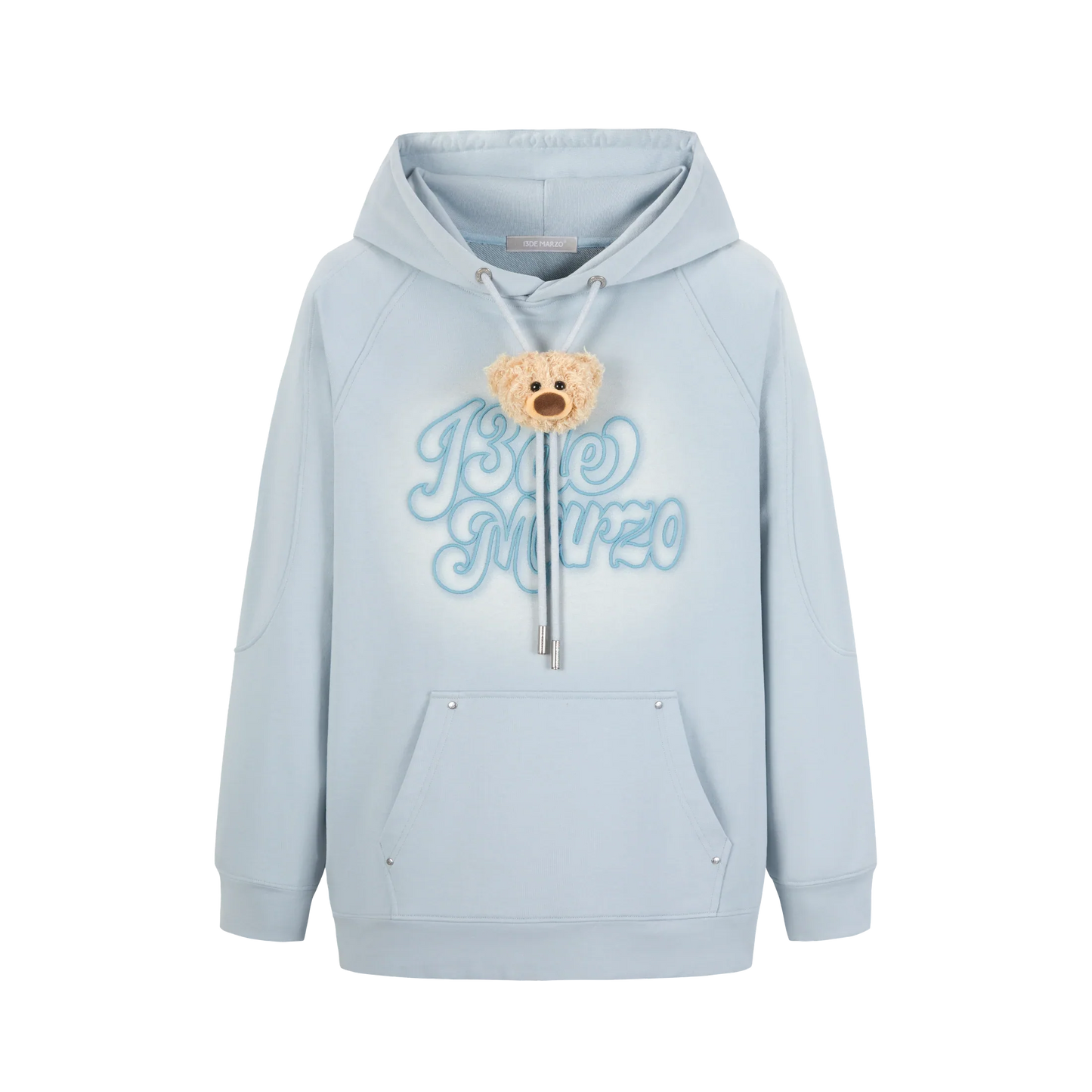 13DE MARZO BEAR SPOTLIGHT LOGO HOODIE