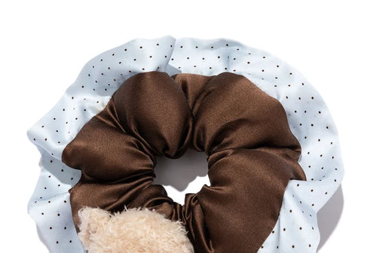 13DE MARZO Polka Dot Double-Layer Hair Tie