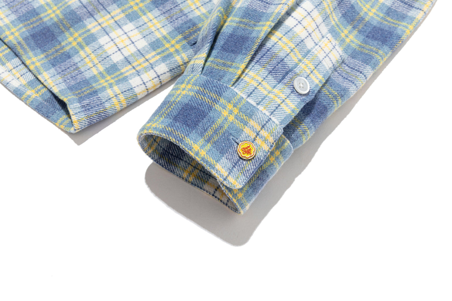13DE MARZO Lollipop Hooded Shirt Jacket Blue