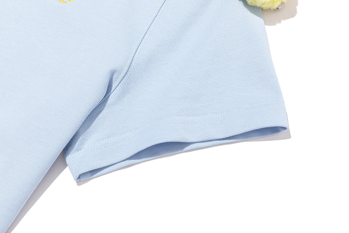 13DE MARZO Bear Print with Rhinestone T-shirt Blue