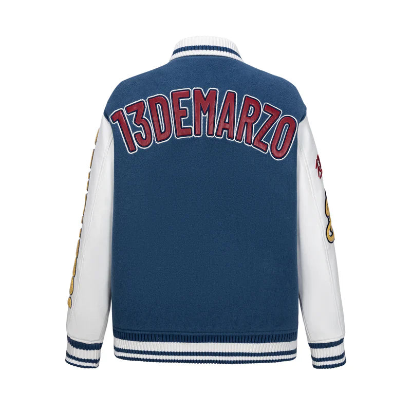 13DE MARZO Doozoo Retro Instruments Baseball Jacket