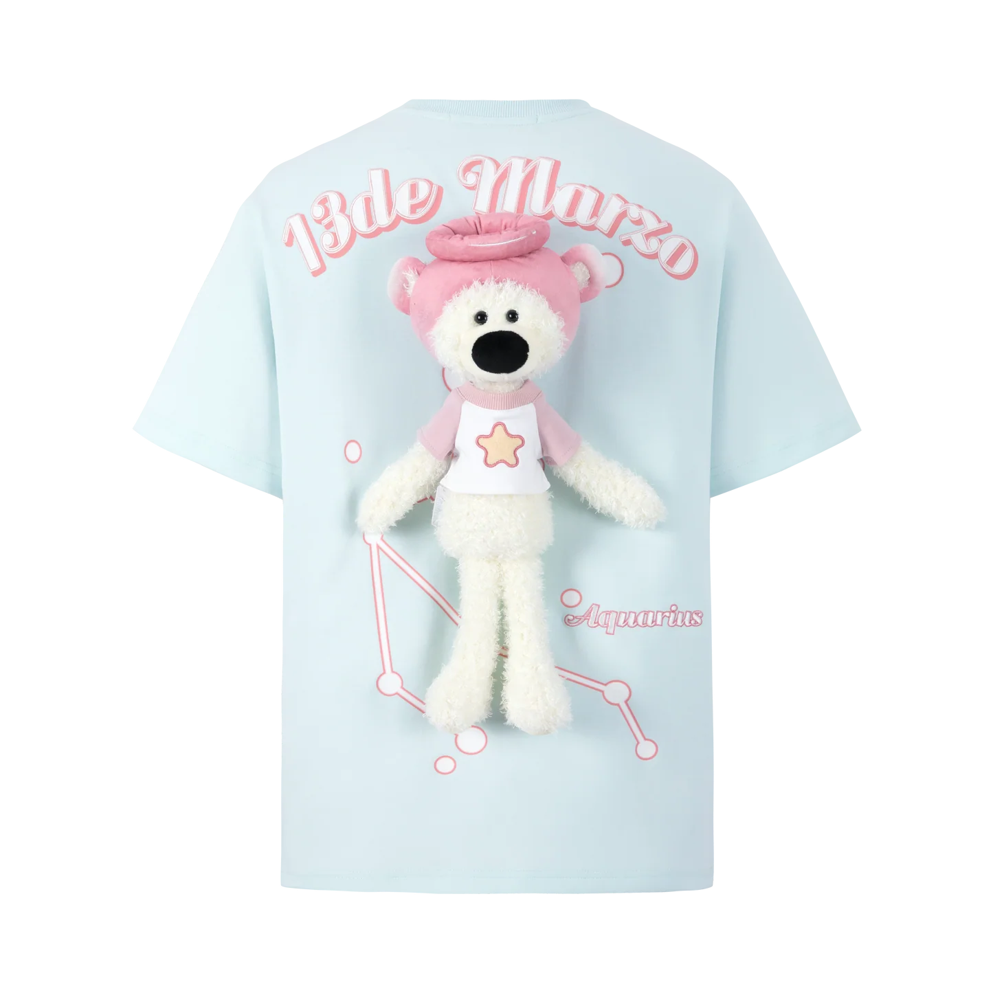 13DE MARZO Constellation Series T-shirt Aquarius
