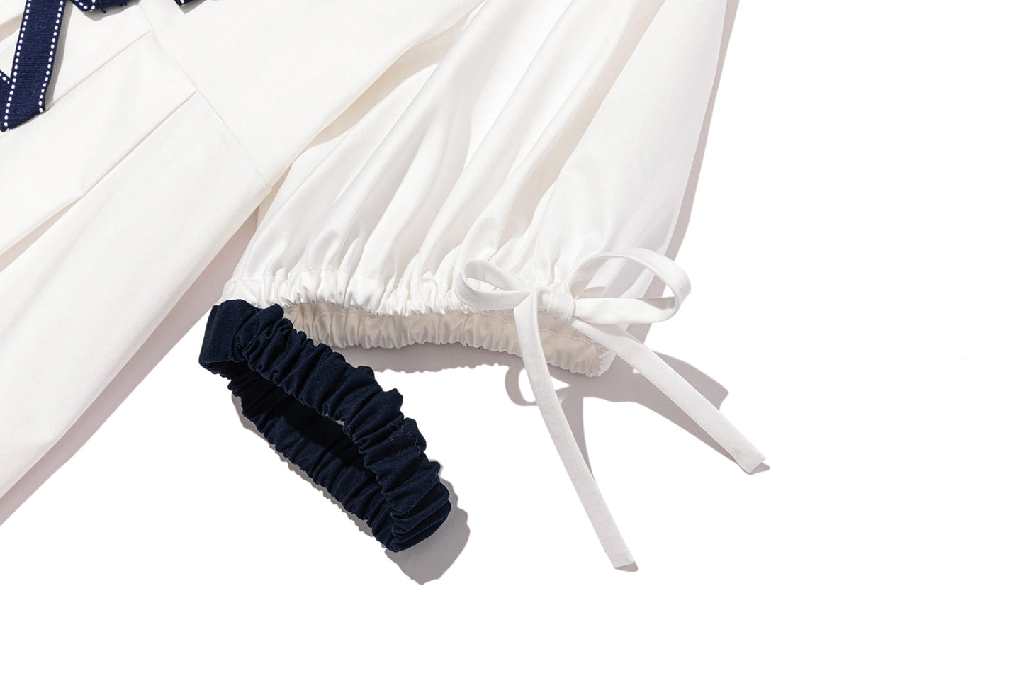 13DE MARZO Nautical Style Pleated Dress