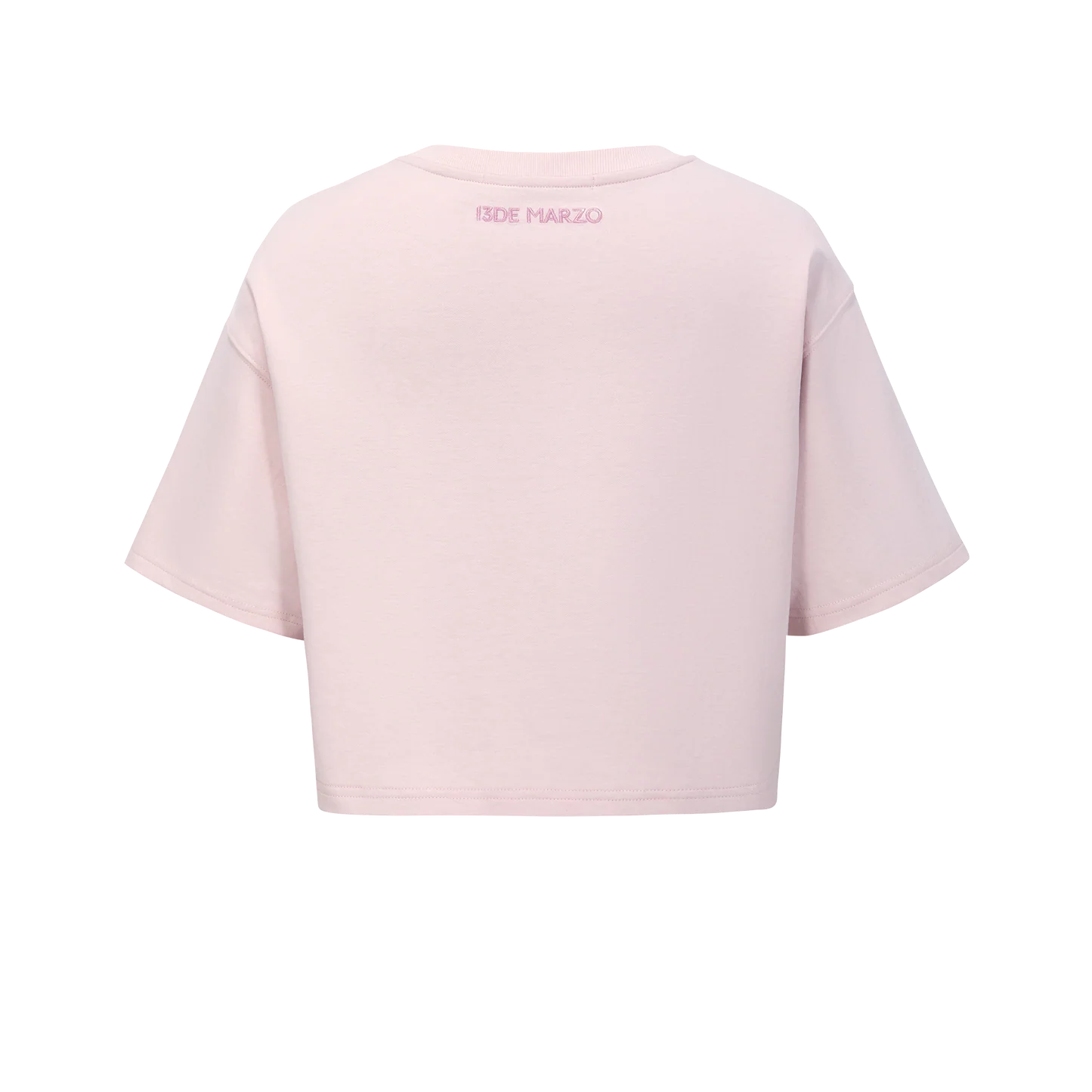 13DE MARZO Bear Logo Patch Top Pink