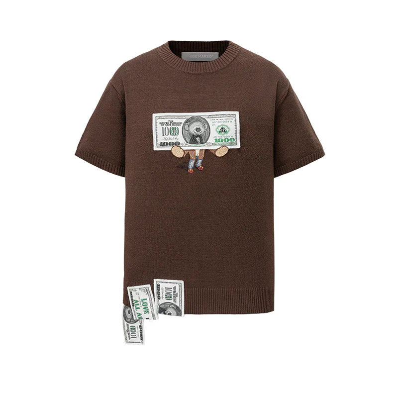 13DE MARZO Bear Cash T-shirt