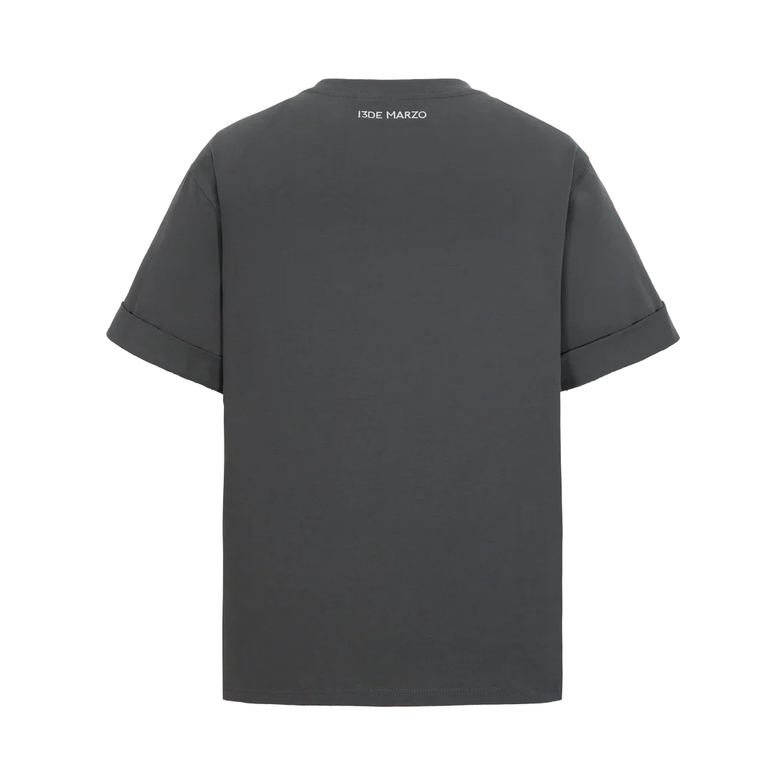 13DE MARZO Biscuits Logo T-shirt DARK GRAY