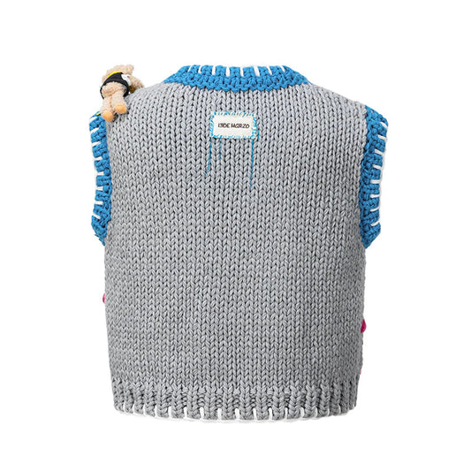13DE MARZO Tailor Bear Tools Knit Vest