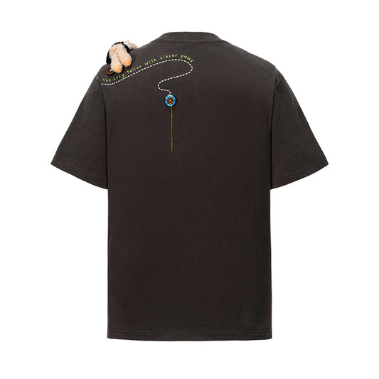 13DE MARZO Tailor Bear Printing T-shirt