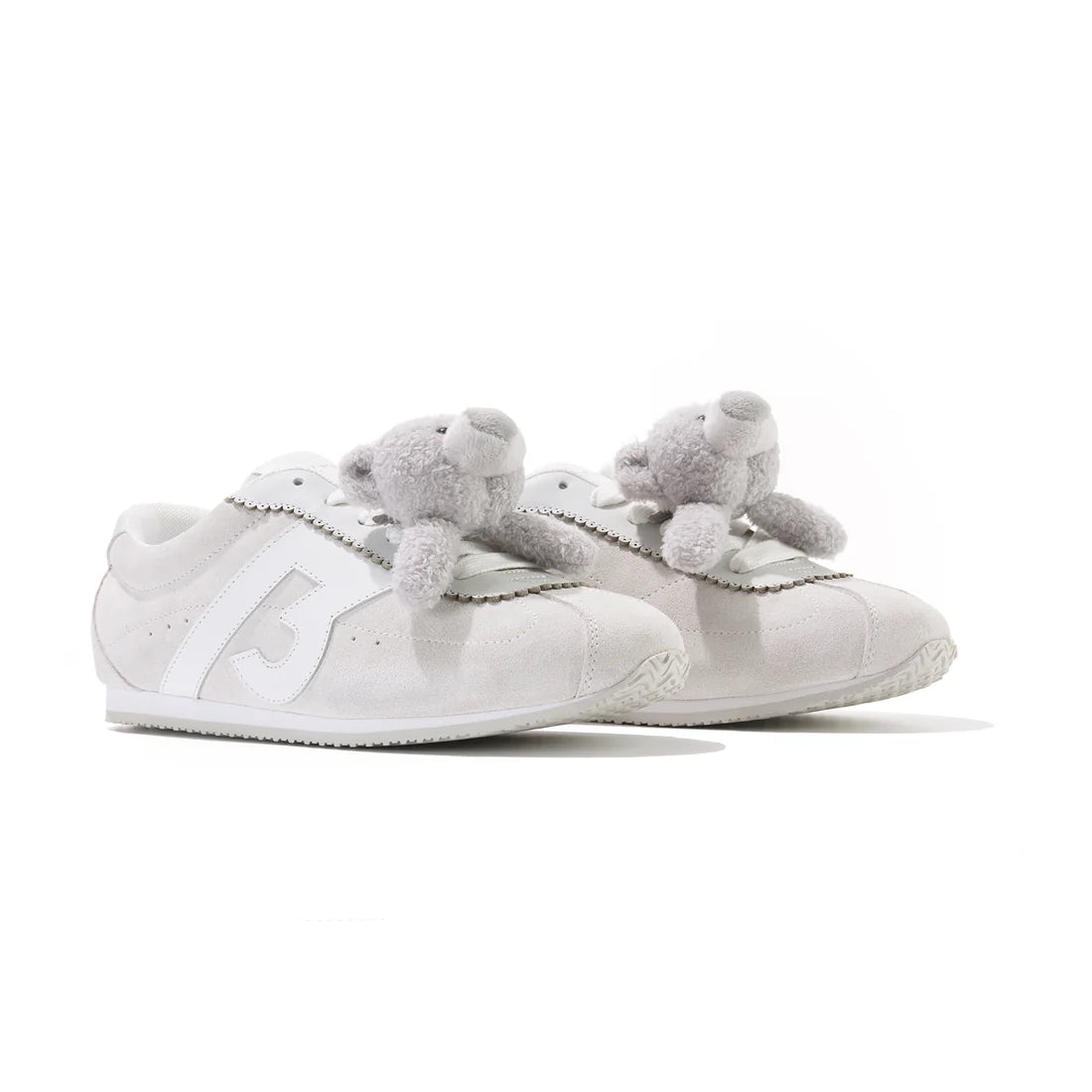 13DE MARZO Casual Retro Jogging Shoes Grey