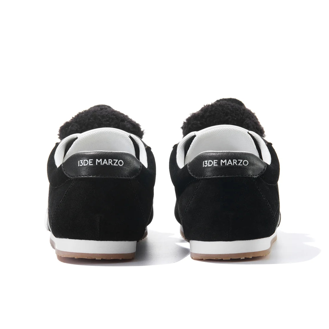 13DE MARZO Casual Retro Jogging Shoes Black