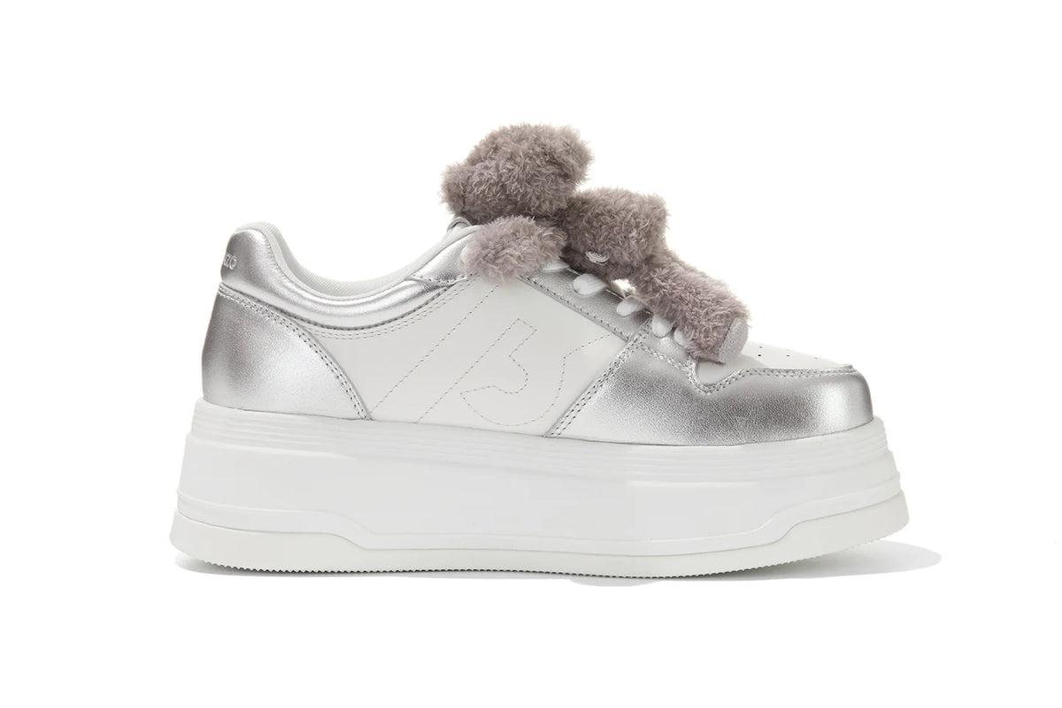 13DE MARZO Casual Platform Sneakers Silver