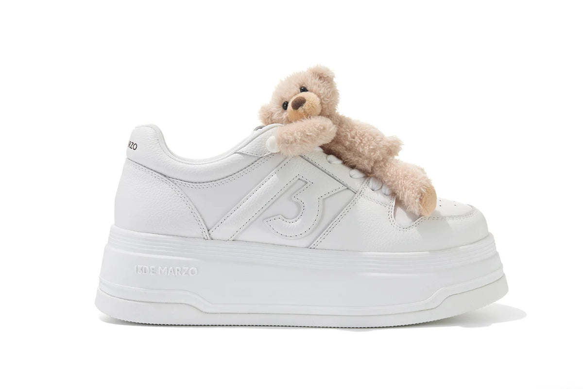 13DE MARZO Casual Platform Sneakers White