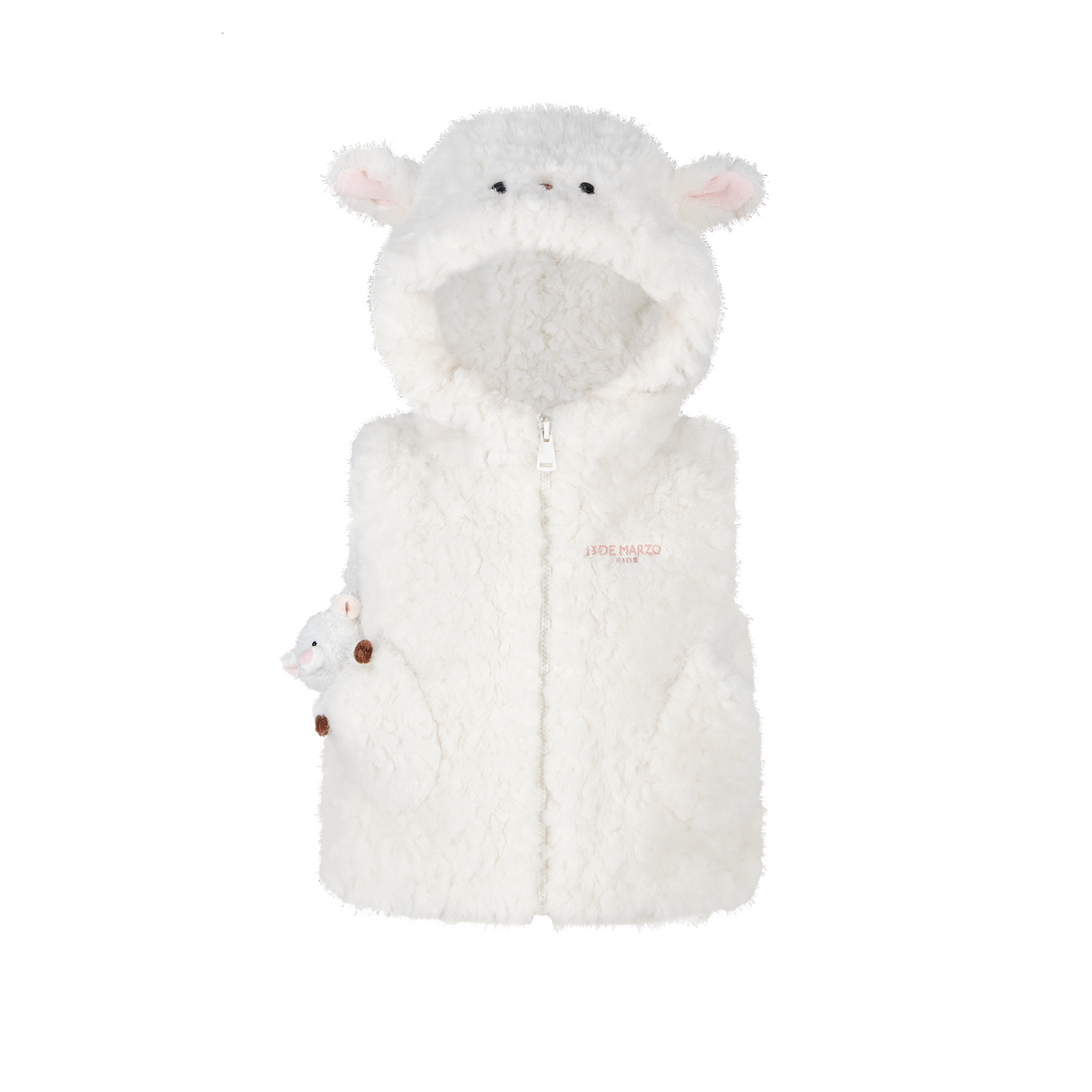 13DE MARZO BabyBear Shearling Plush Vest