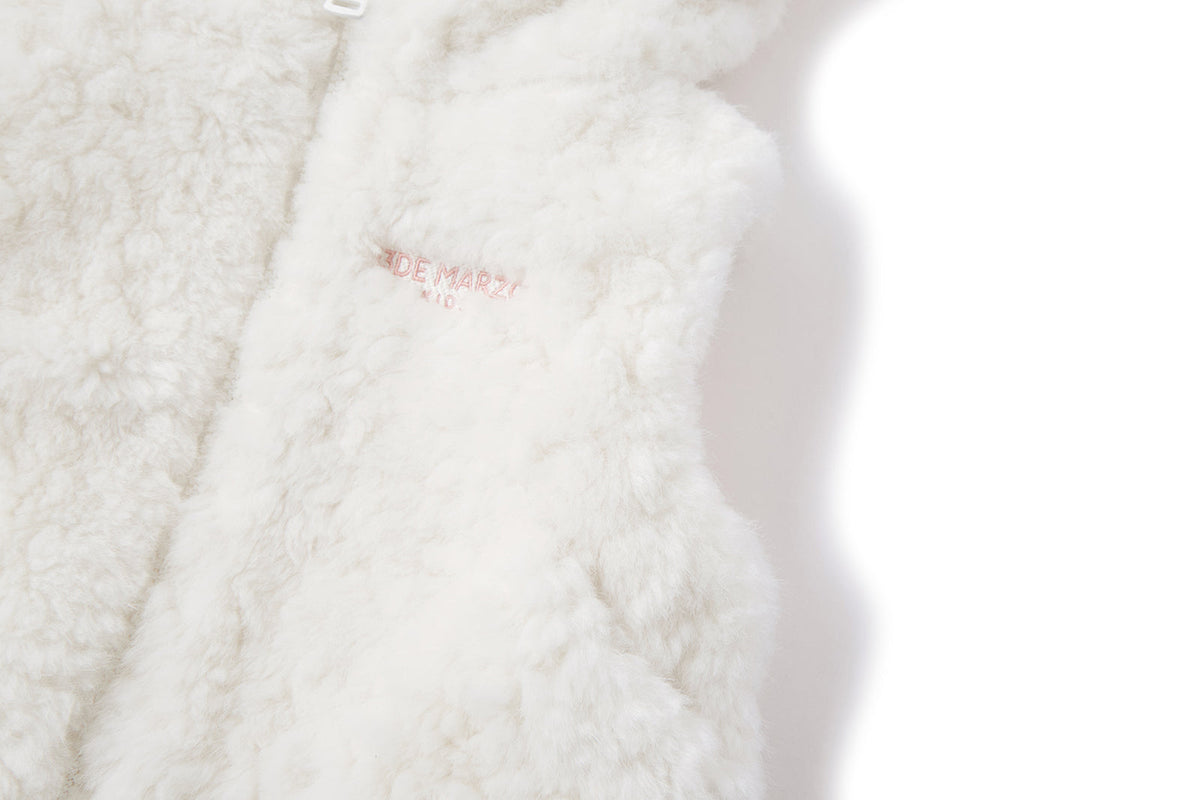 13DE MARZO BabyBear Shearling Plush Vest