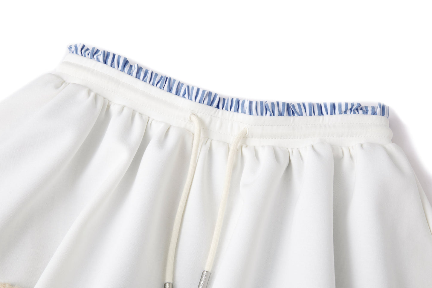 13DE MARZO Lines Bear Dress White