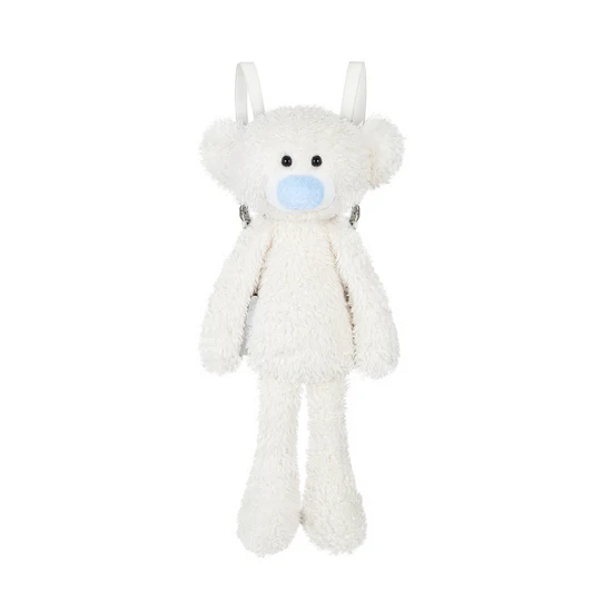 13DE MARZO Plush Toy Backpack White