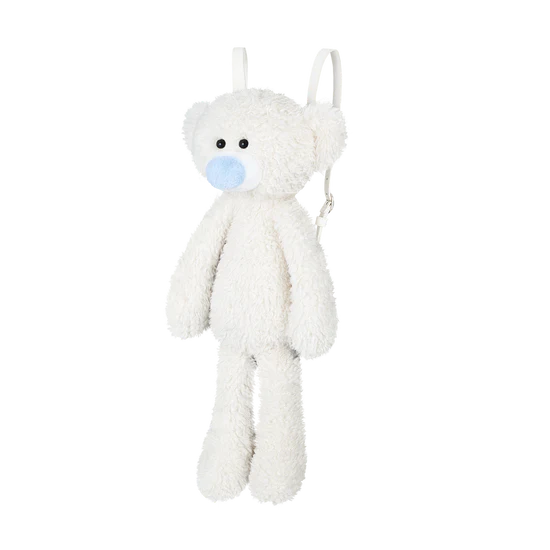 13DE MARZO Plush Toy Backpack White