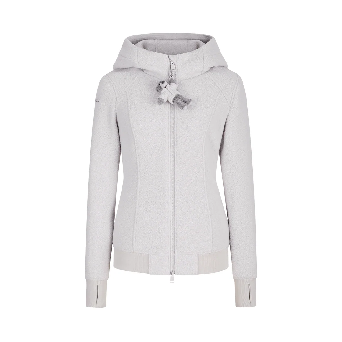 13DE MARZO Slim Fit Fleece Hoodie Grey
