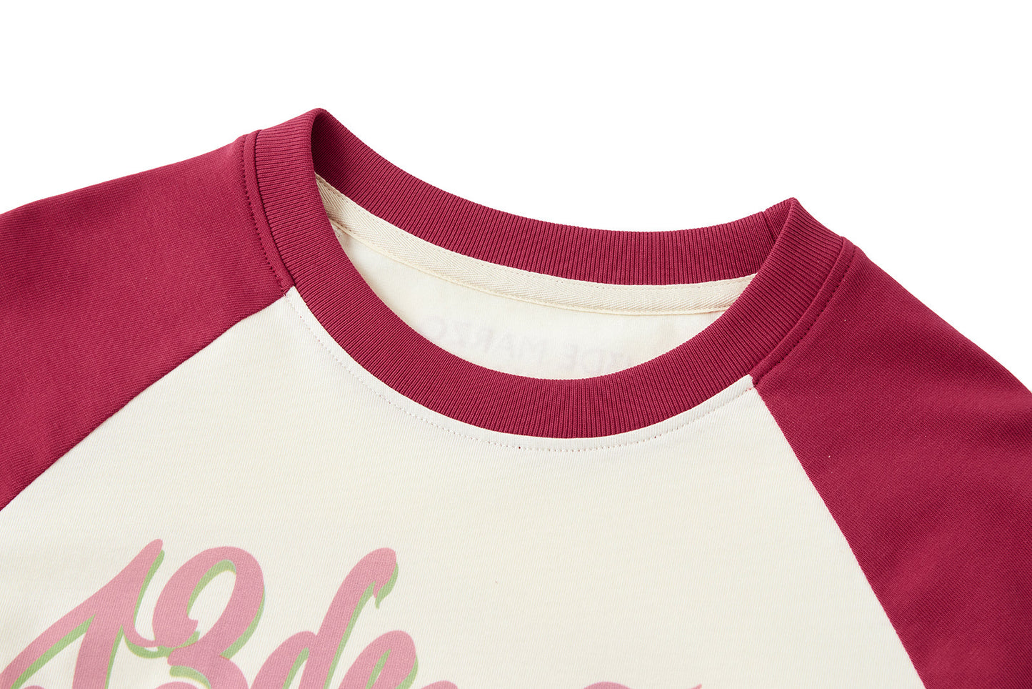 13DE MARZO BabyBear Lollipop Raglan Long Sleeve Red