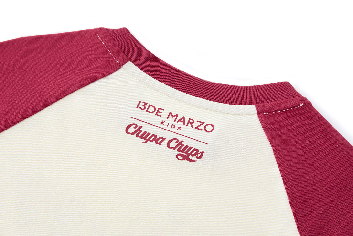 13DE MARZO BabyBear Lollipop Raglan Long Sleeve Red