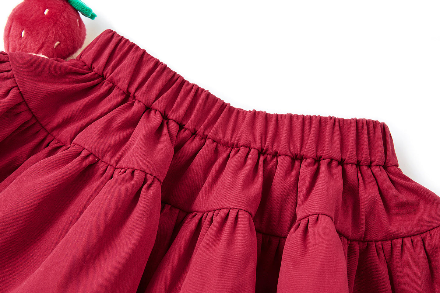 13DE MARZO BabyBear Lace Peplum Bloomer Shorts Red