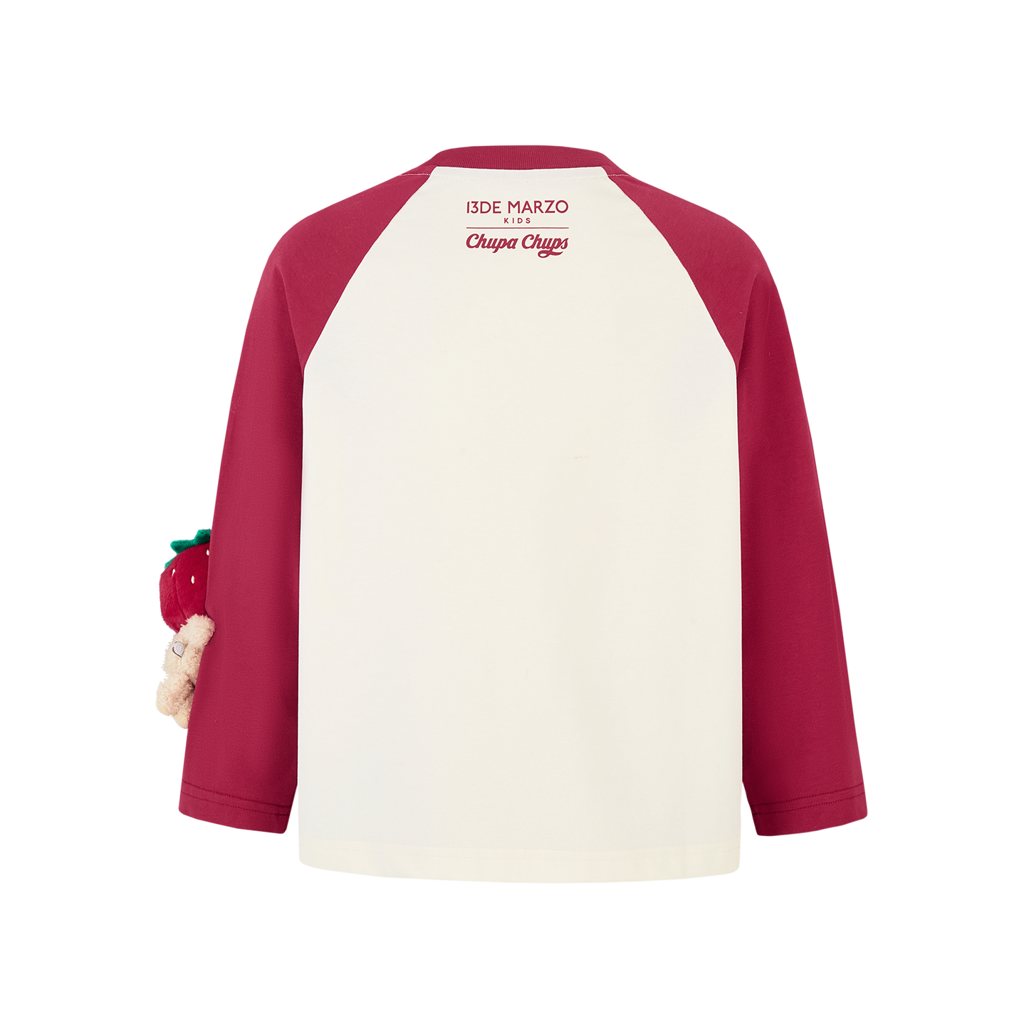 13DE MARZO BabyBear Lollipop Raglan Long Sleeve Red
