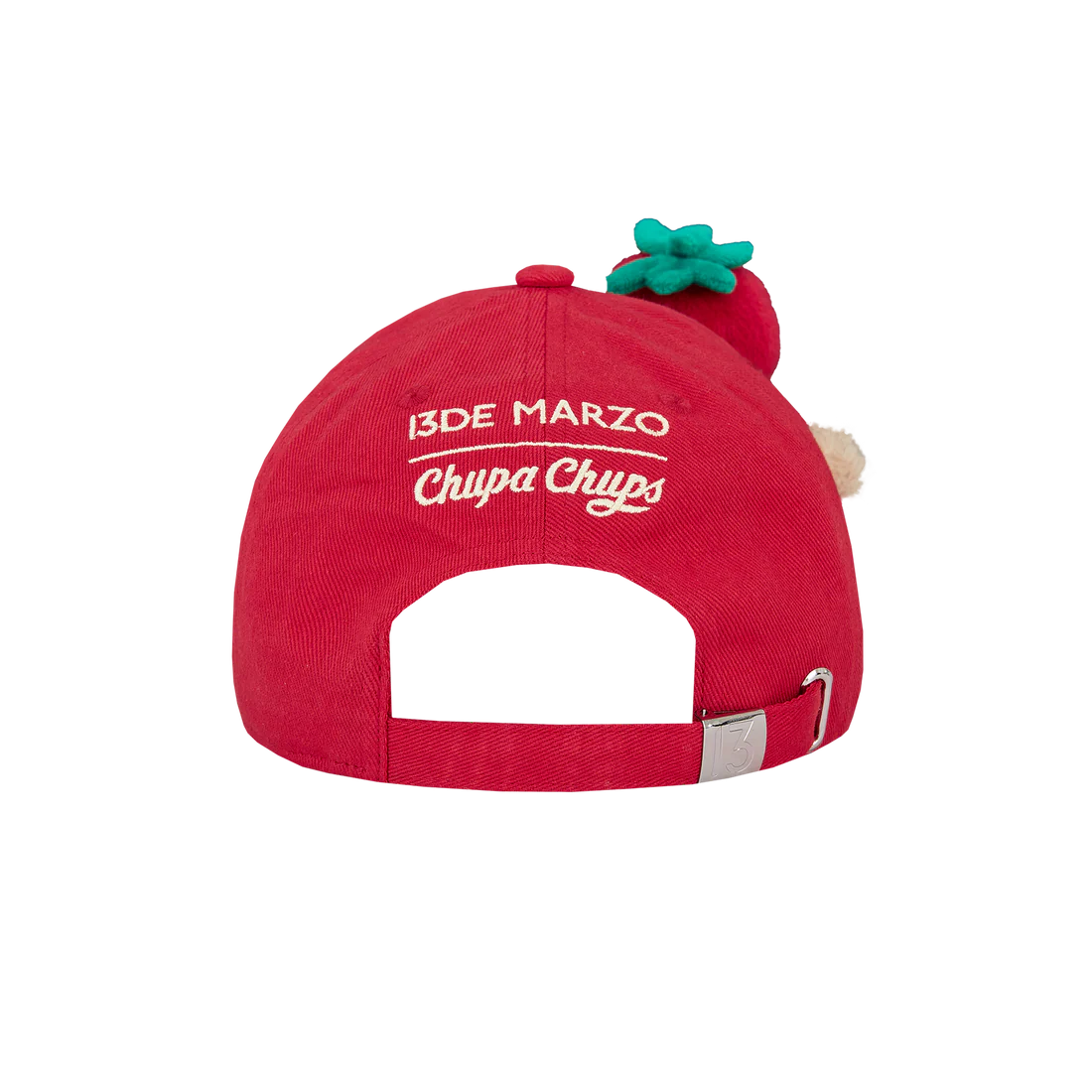 13DE MARZO Lollipop Bear Baseball Cap Red