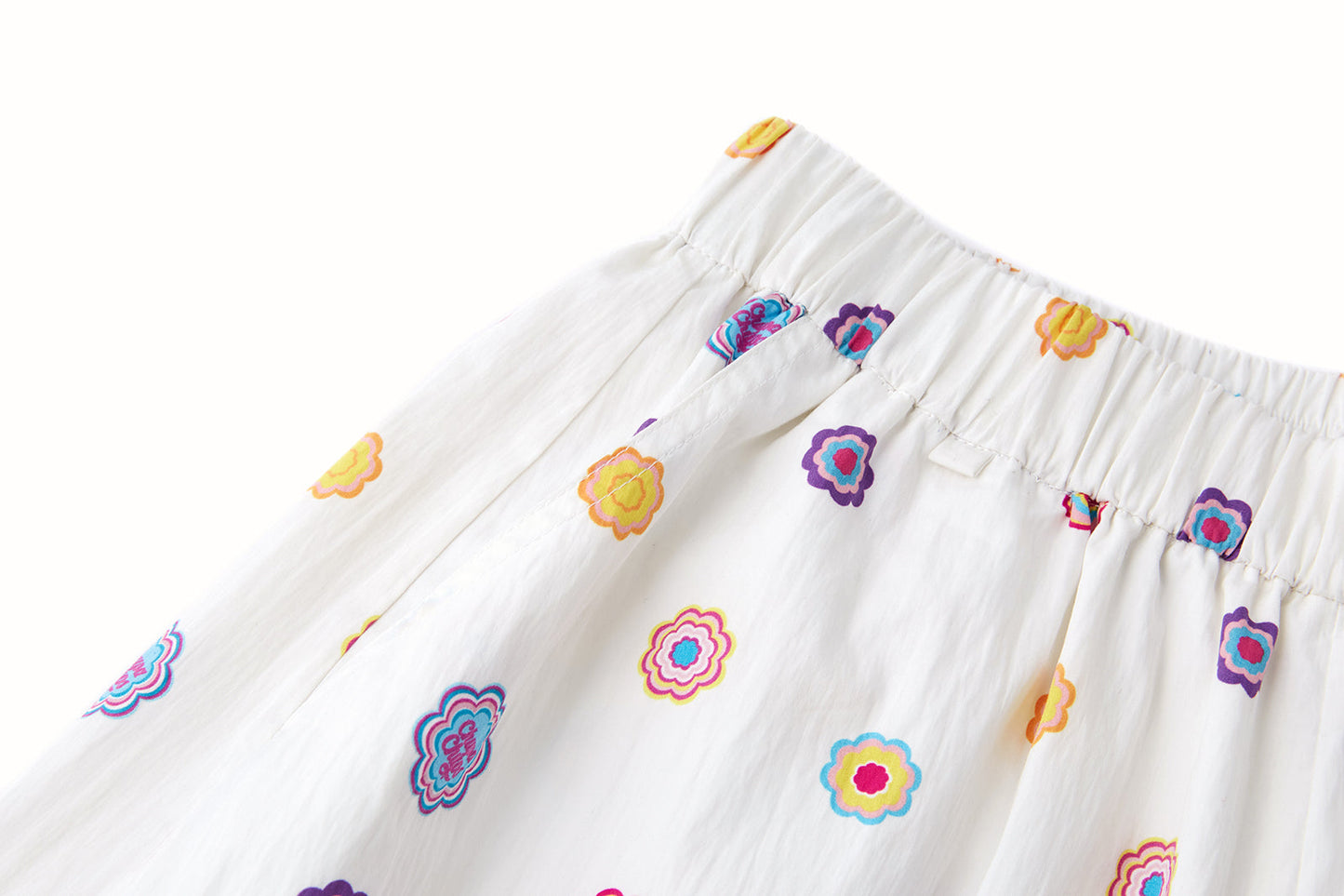 13DE MARZO All-Over Print Wide-Leg Pants
