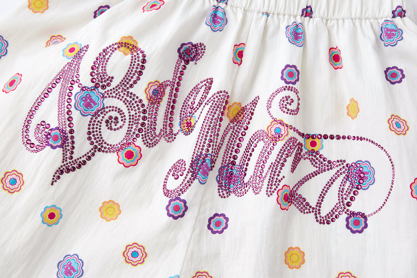 13DE MARZO All-Over Print Wide-Leg Pants