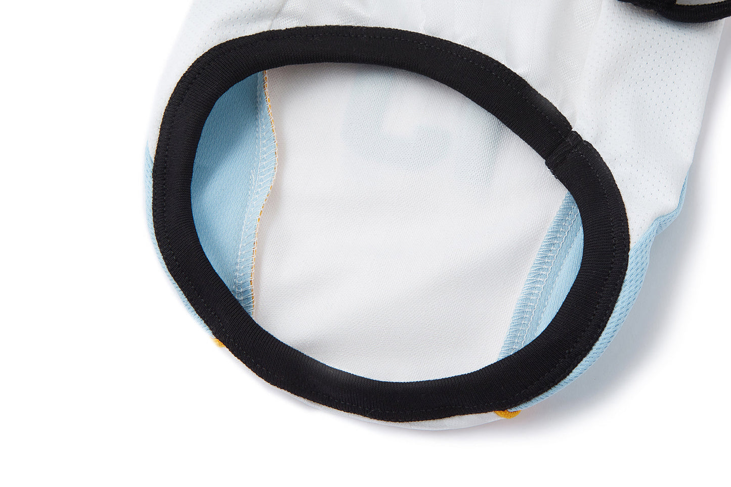 13DE MARZO Soccer Bear Pet Jersey Blue