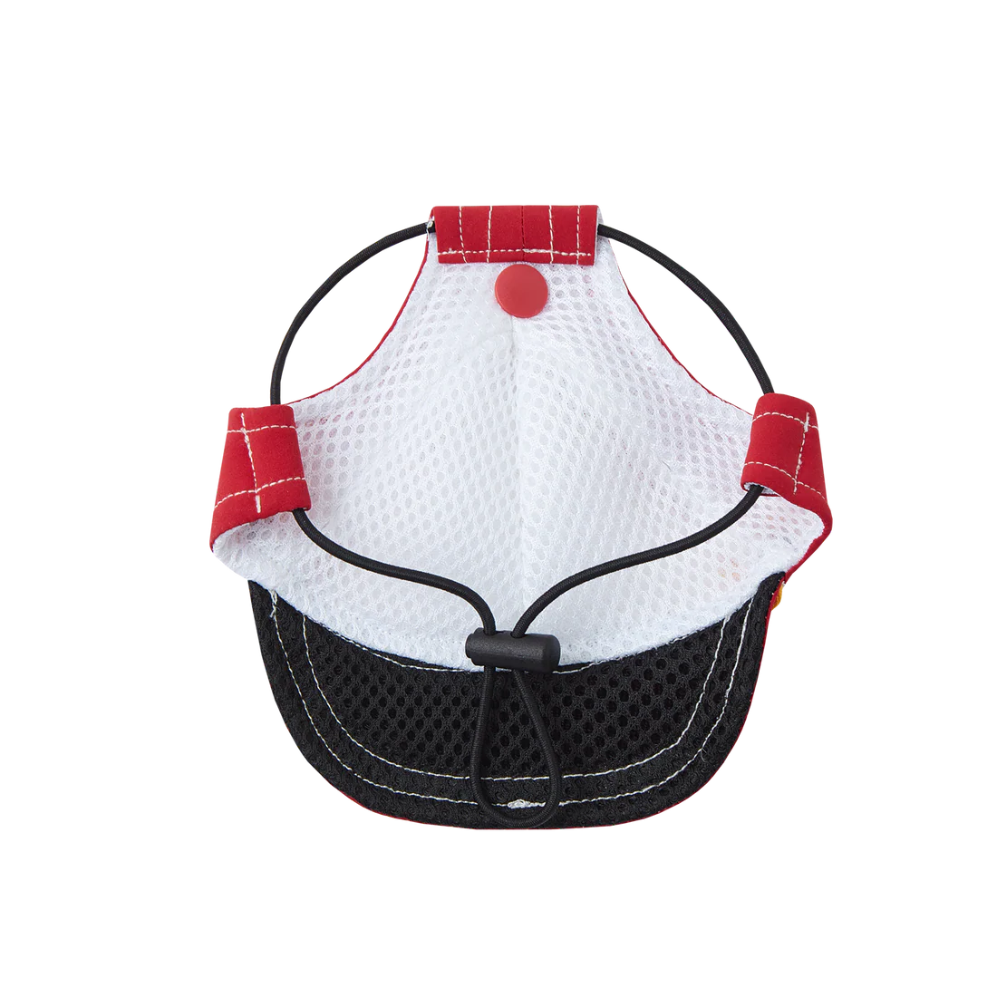 13DE MARZO Soccer Bear Pet Hat Red