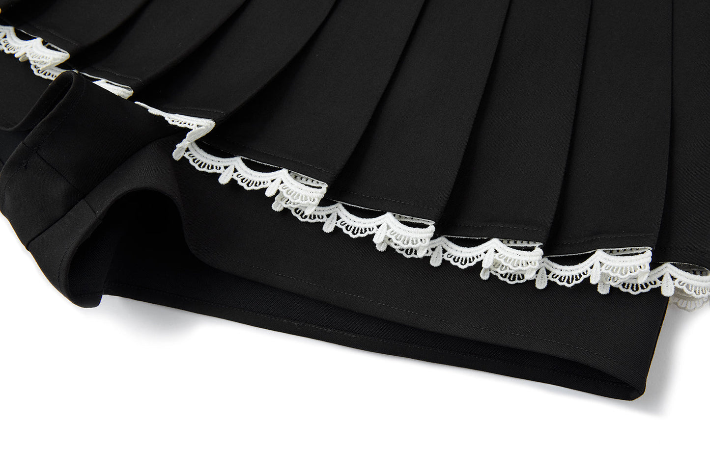 13DE MARZO Two-piece Style Pleated Skirt